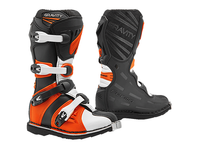 Кроссовые мотоботы FORMA GRAVITY BLACK/ORANGE 33
