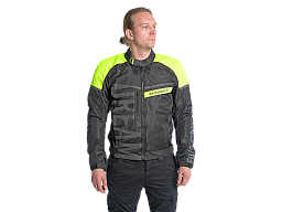 Мотокуртка ткань FSD ENIGMA 2.0 black/f.yellow L