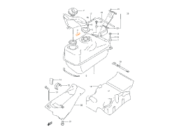 SUZUKI Молдинг бензобака 68241-04X50-00B