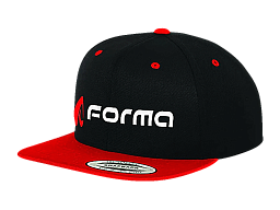 FORMA SNAPBACK CAP BLACK/RED