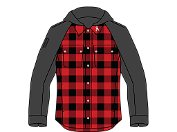 Моторубашка  FSD Richmond red/black L
