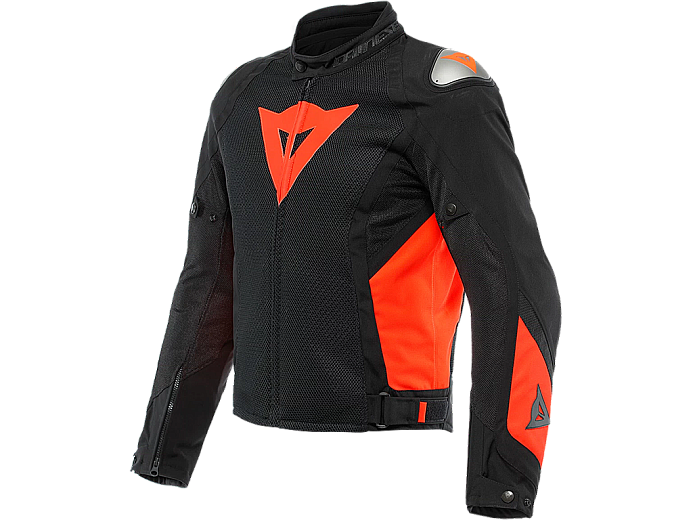Мотокуртка ткань DAINESE ENERGYCA AIR TEX 628 BLK/FLUO-RED 54