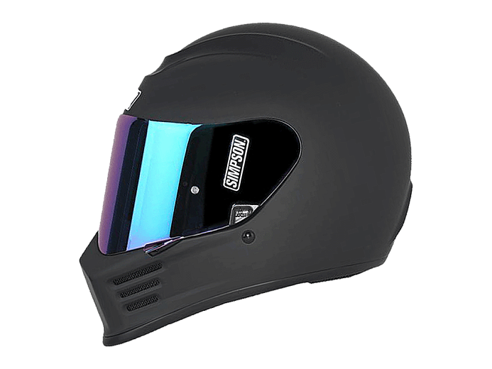 Мотошлем SIMPSON SPEED MATT BLACK XS