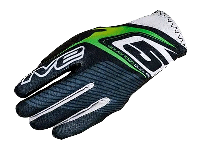 Мотоперчатки кроссовые FIVE MX PRACTICE plate green 13/XXXL