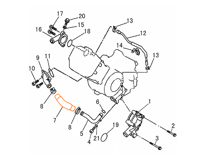 HISUN HS700ATV Хомут 20-32