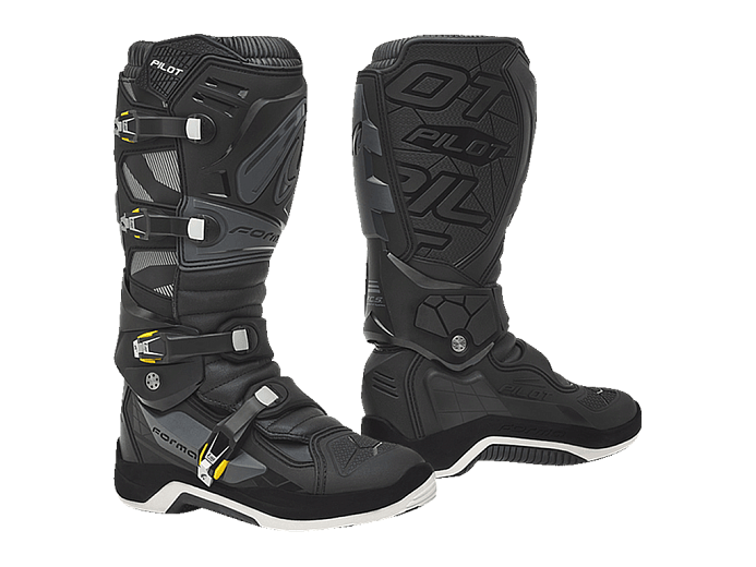 Кроссовые мотоботы FORMA PILOT BLACK/ANTHRACITE 48
