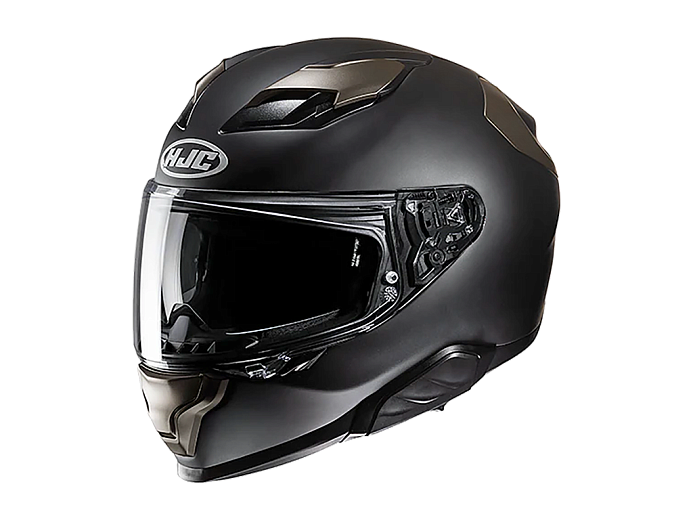 Мотошлем HJC F71 SEMI FLAT BLACK TITANIUM XS