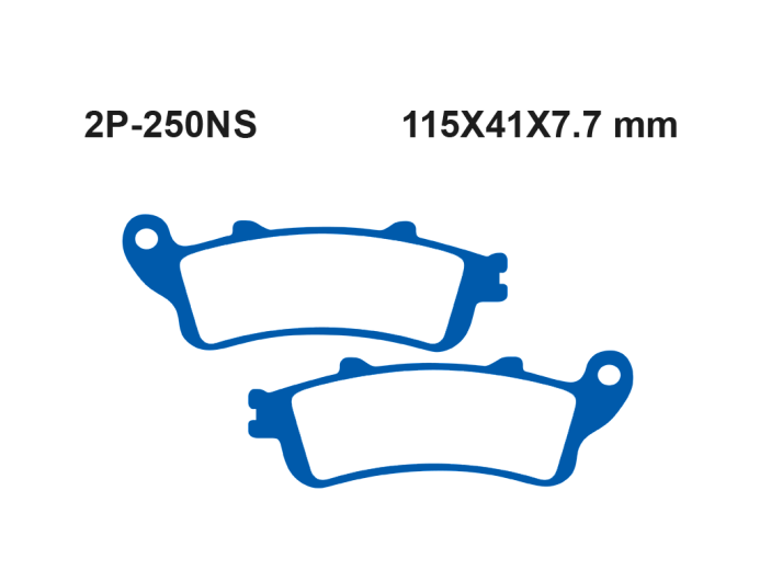 Тормозные колодки NISSIN 2P-250NS