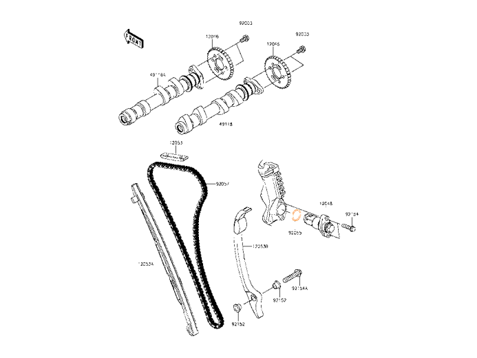 KAWASAKI O-RING 92055-086