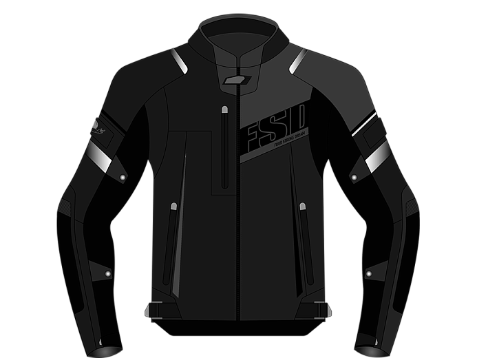 Мотокуртка ткань FSD TERRA 2.0 black L
