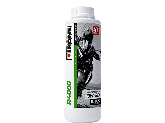Масло IPONE 4T R4000 10W50 1L полусинтетическое (x15)