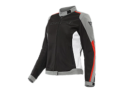 Мотокуртка ткань женская DAINESE HYDRAFLUX 2 AIR D-DRY 60F BLK/CHARCOAL-GREY/LAVA-RED 44