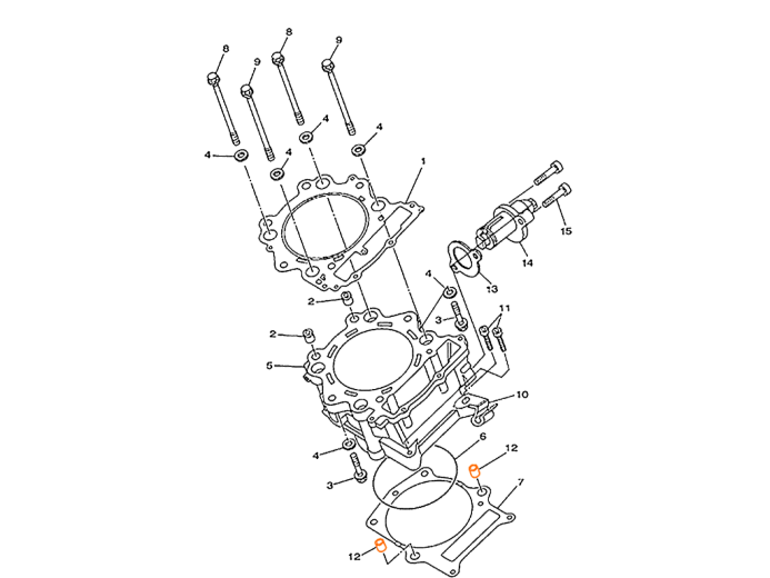 HISUN HS700ATV Подшипник 6203DLA8