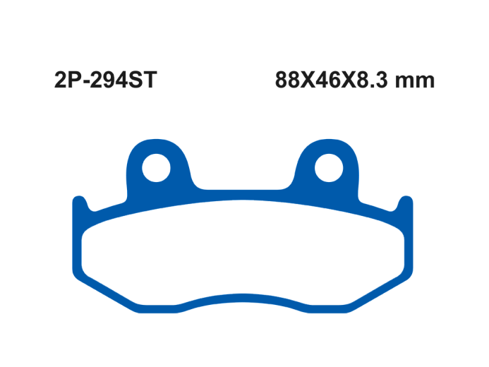 Тормозные колодки NISSIN 2P-294ST