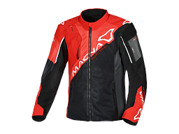 Мотокуртка MACNA SIGIL ткань черно/красно/серая L