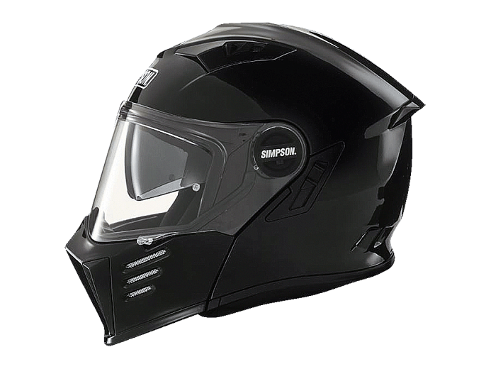 Мотошлем SIMPSON DARKSOME GLOSS BLACK XS
