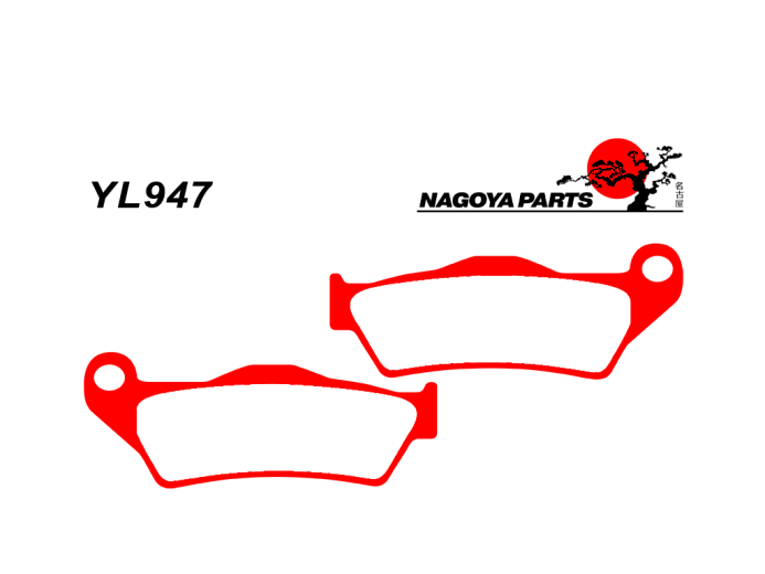 NAGOYA PARTS Тормозные колодки  YL947