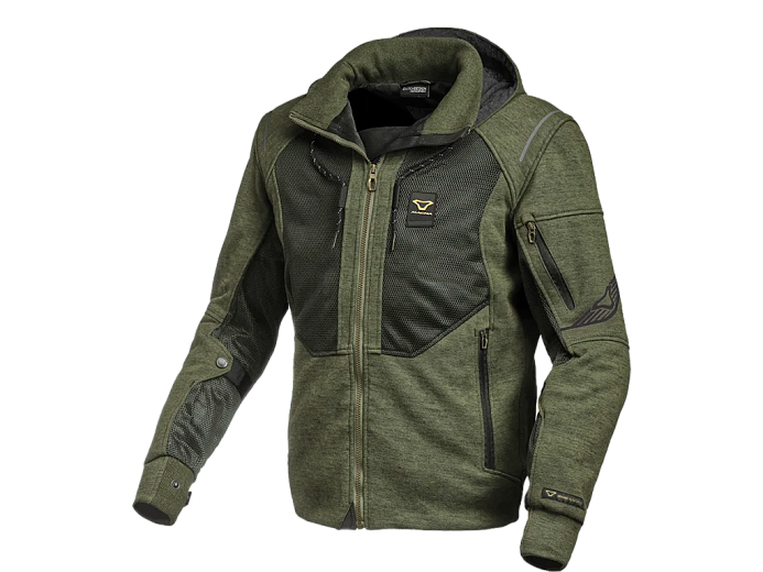 Мотокуртка MACNA BREEZE ткань зеленая L