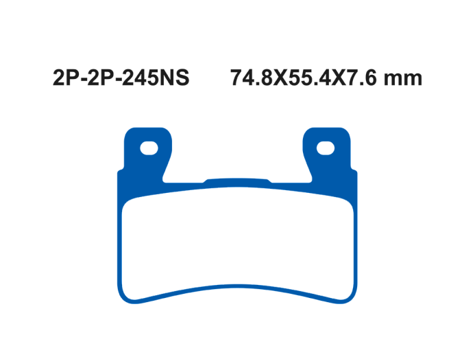 Тормозные колодки NISSIN 2P-245NS