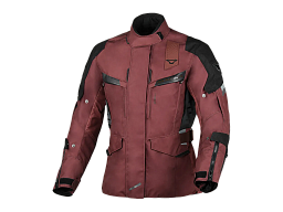 Мотокуртка MACNA ZASTRA ткань женская бордовая S