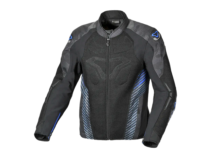 Мотокуртка MACNA NOVIC черно/сине/голубая L