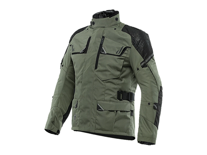Мотокуртка ткань DAINESE LADAKH L3 D-DRY 63H ARMY-GREEN/BLK 48