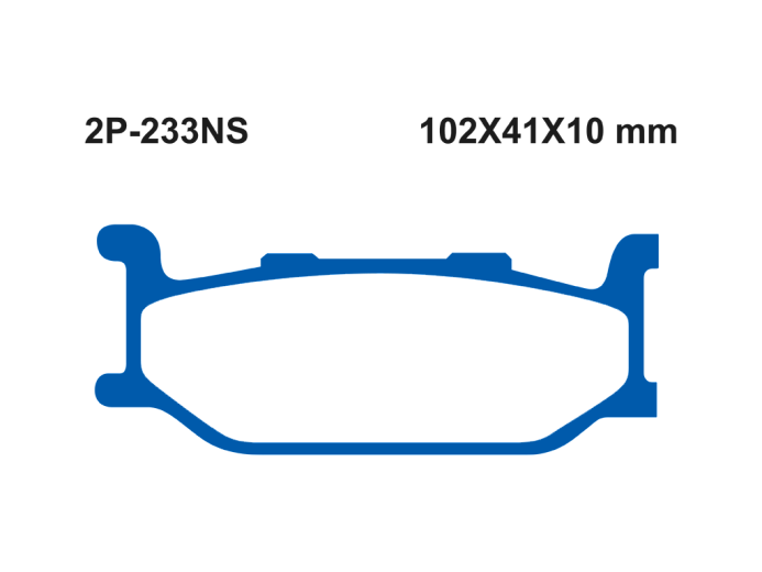 Тормозные колодки NISSIN 2P-233NS