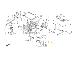 HONDA Клипса пластика 90683-MBW-003