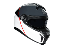 Мотошлем AGV TOURMODULAR BALANCE WHITE/GREY/RED L