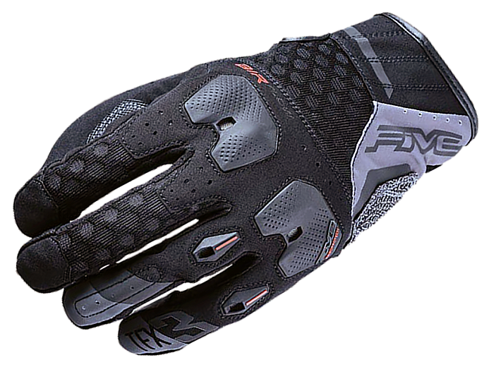 Мотоперчатки FIVE TFX3 AIRFLOW черно/серые 10/L