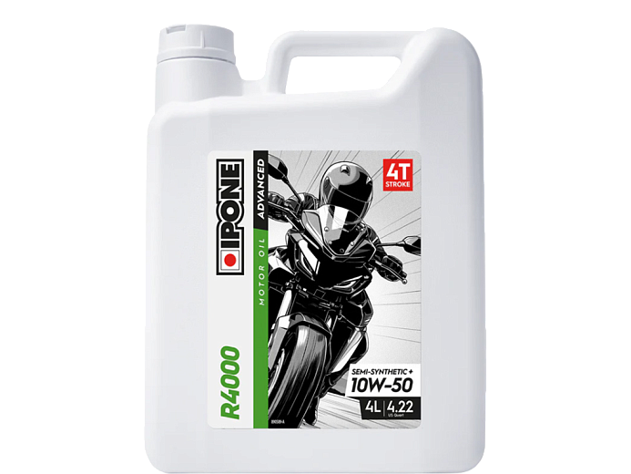 Масло IPONE 4T R4000 10W50 4L полусинтетическое (x6)
