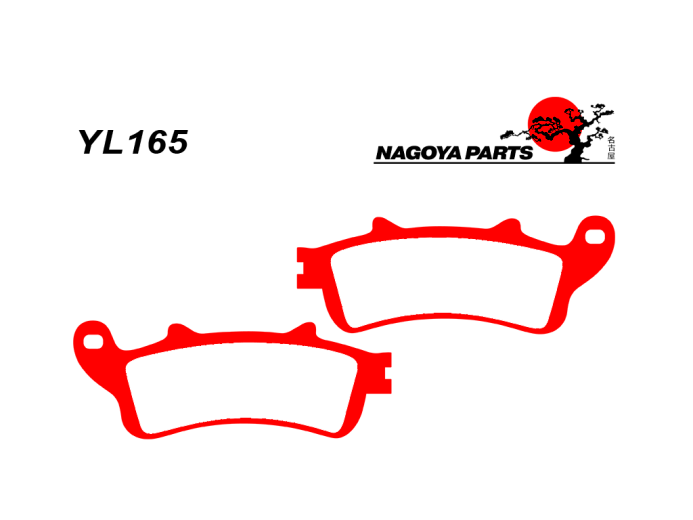 NAGOYA PARTS Тормозные колодки  YL165