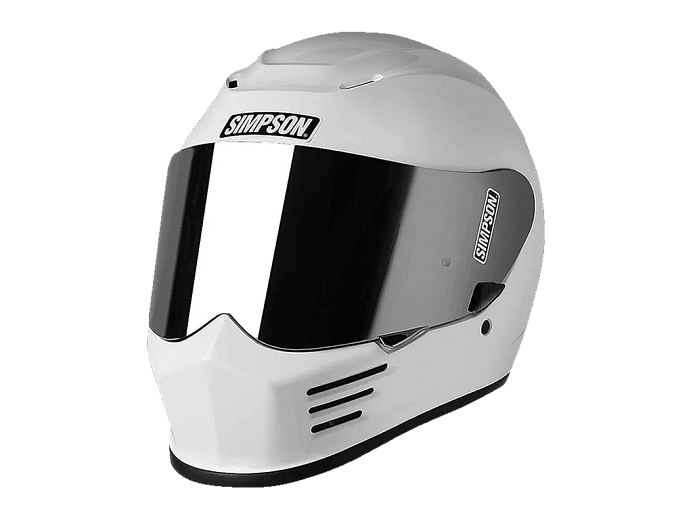 Мотошлем SIMPSON SPEED WHITE XL