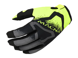Мотоперчатки MACNA BACKYARD-1 черно/салатово/серые L