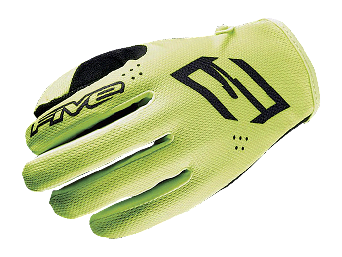 Мотоперчатки кроссовые FIVE MXF4 mono fluo yellow 10/L