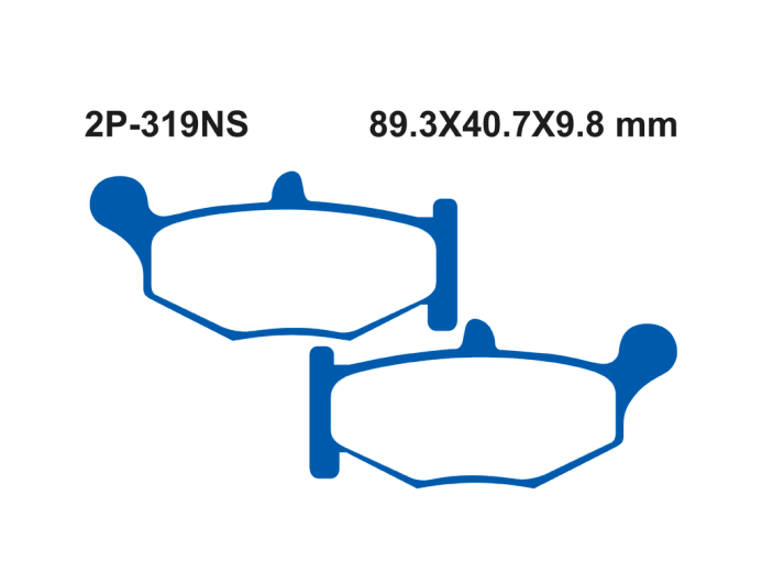 Тормозные колодки NISSIN 2P-319NS