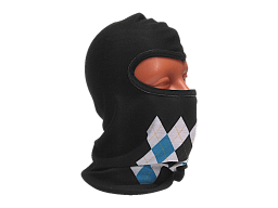 REXWEAR Подшлемник черный Ромб LNR-B-R/BLUE