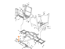 HISUN HS700ATV Педаль заднего тормоза 4311A-107-0000