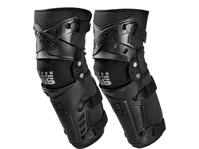 EF56 Наколенники Force M-L черный/серый