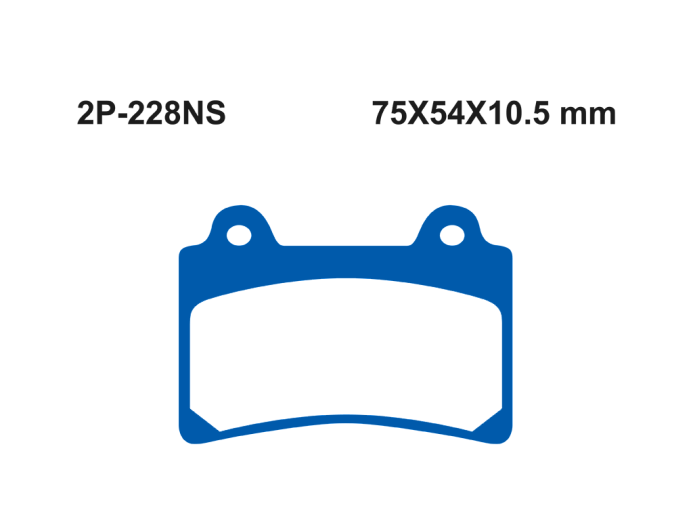 Тормозные колодки NISSIN 2P-228NS