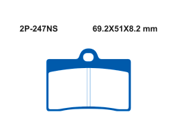 Тормозные колодки NISSIN 2P-247NS